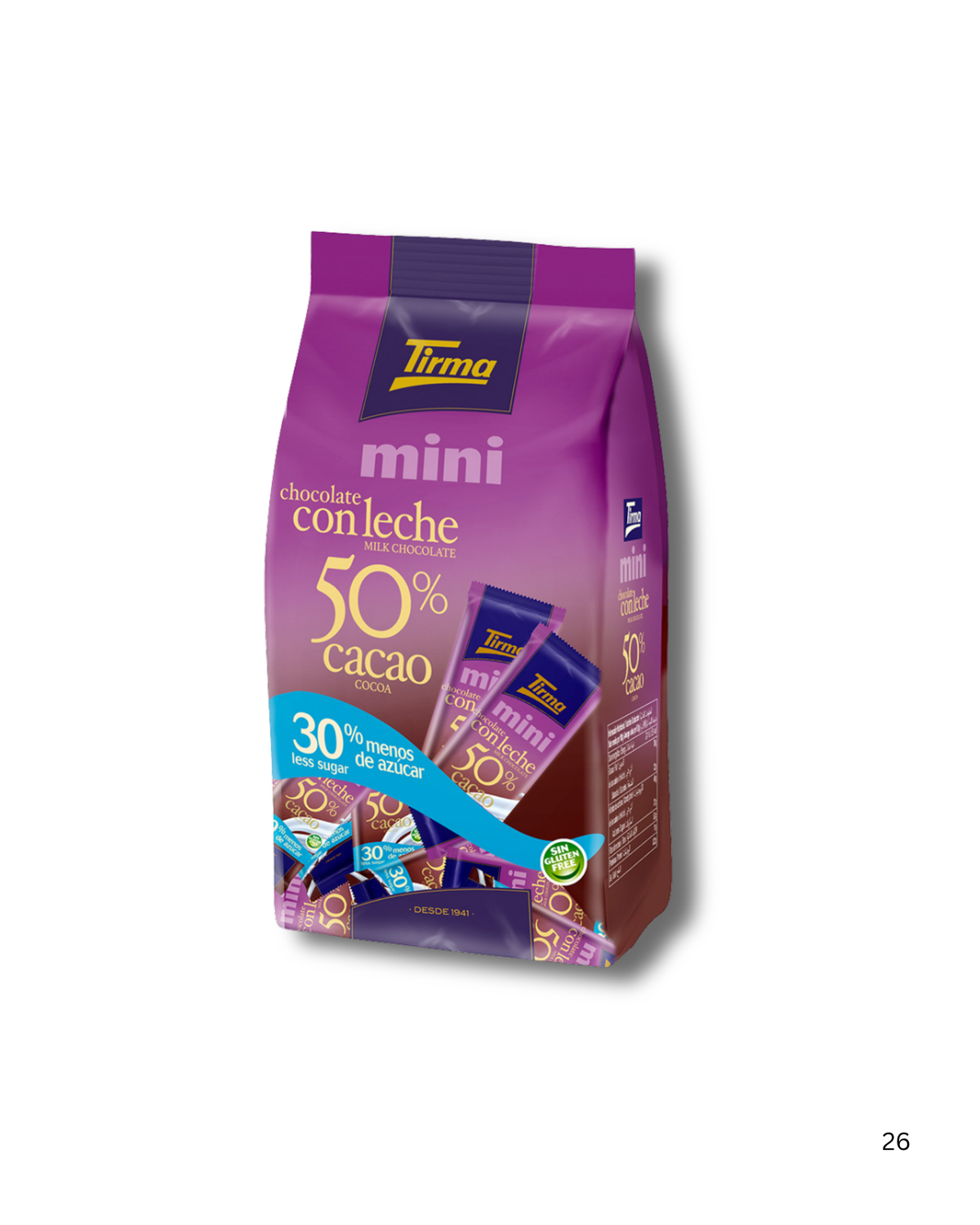 Tirma Mini Chocolate con Leche 50% Cacao