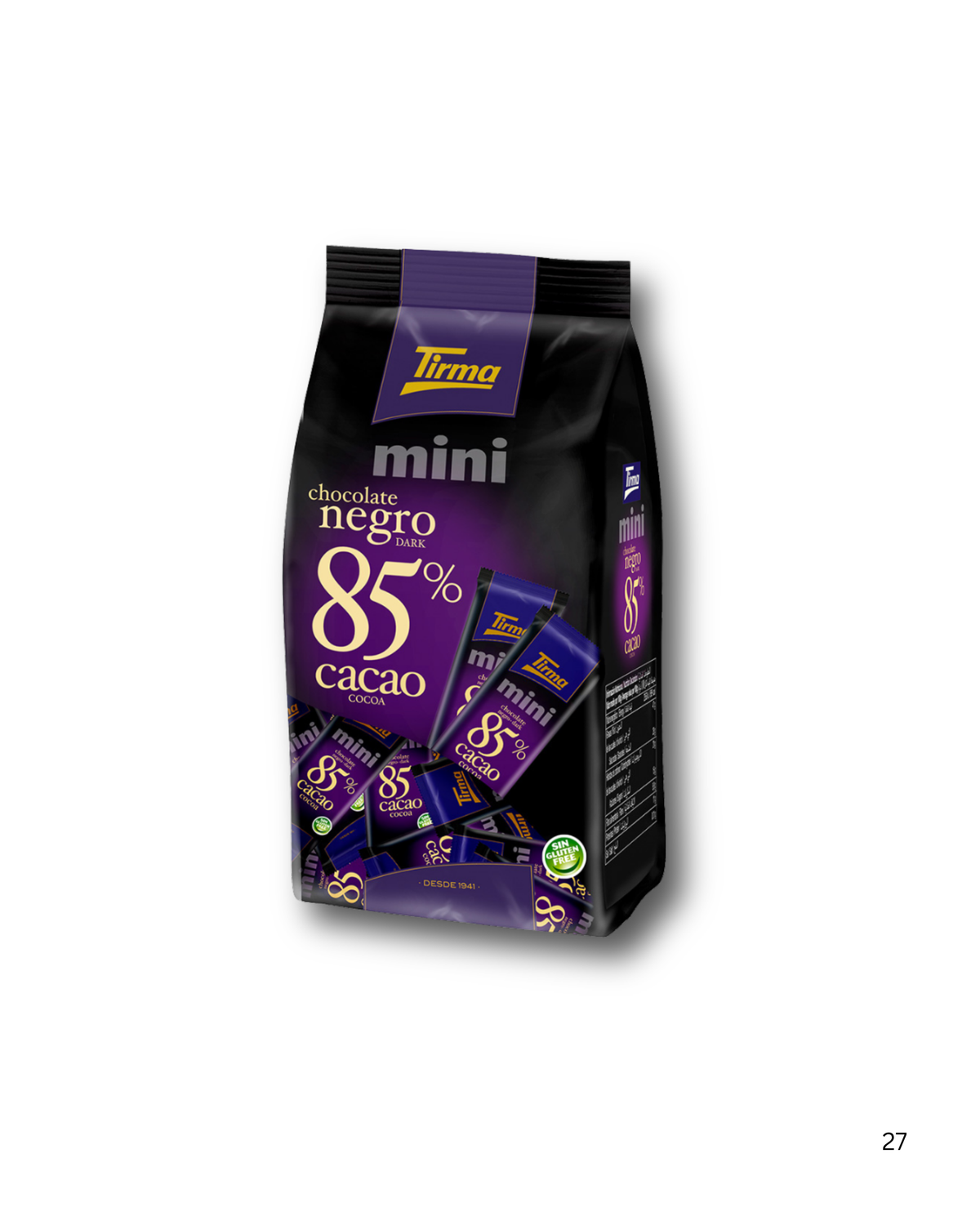 Tirma Mini Chocolate Negro 85% Cacao